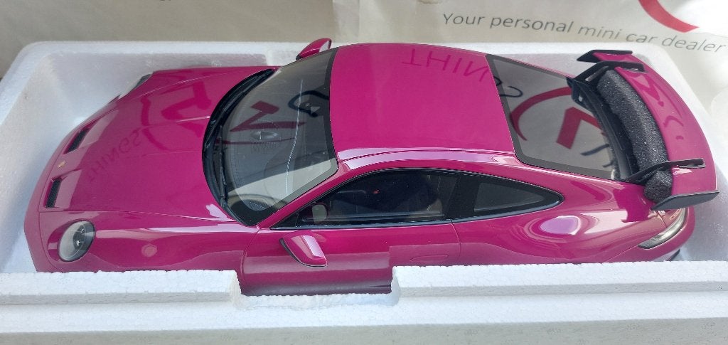 GT Spirit 1:12 Porsche 911 (992) GT3 2021 ruby star nieuw, Hobby en Vrije tijd, Modelauto's | 1:5 tot 1:12, Ophalen of Verzenden