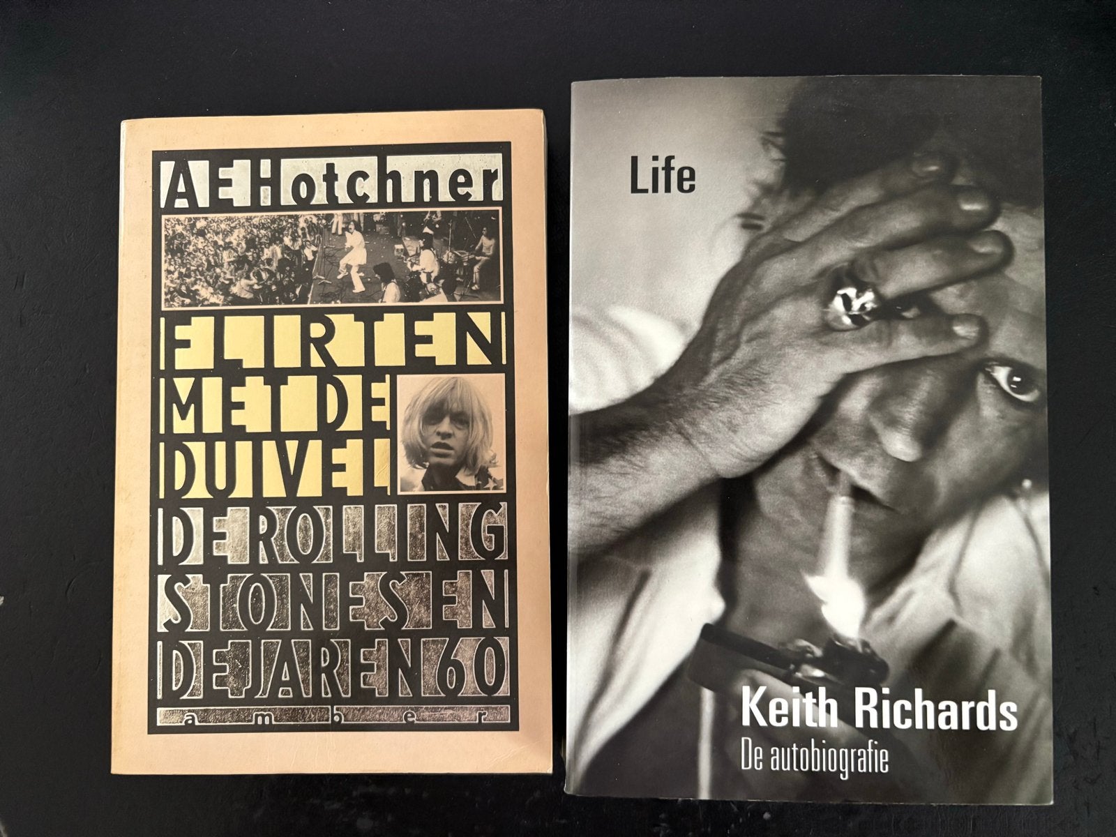 Boeken Rolling Stones: Flirten met de Duivel & Life, Ophalen of Verzenden, Zo goed als nieuw, Artiest