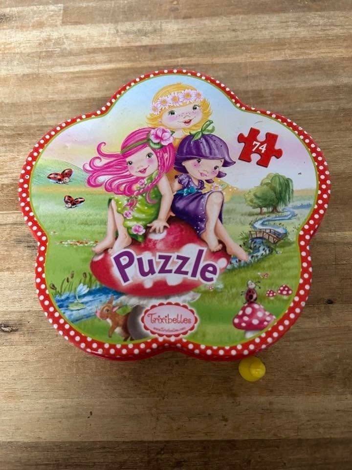 Trixibelles Puzzel in Blik - Depesche - 74 Stukjes, Ophalen of Verzenden, Meer dan 50 stukjes, Zo goed als nieuw, 2 tot 4 jaar