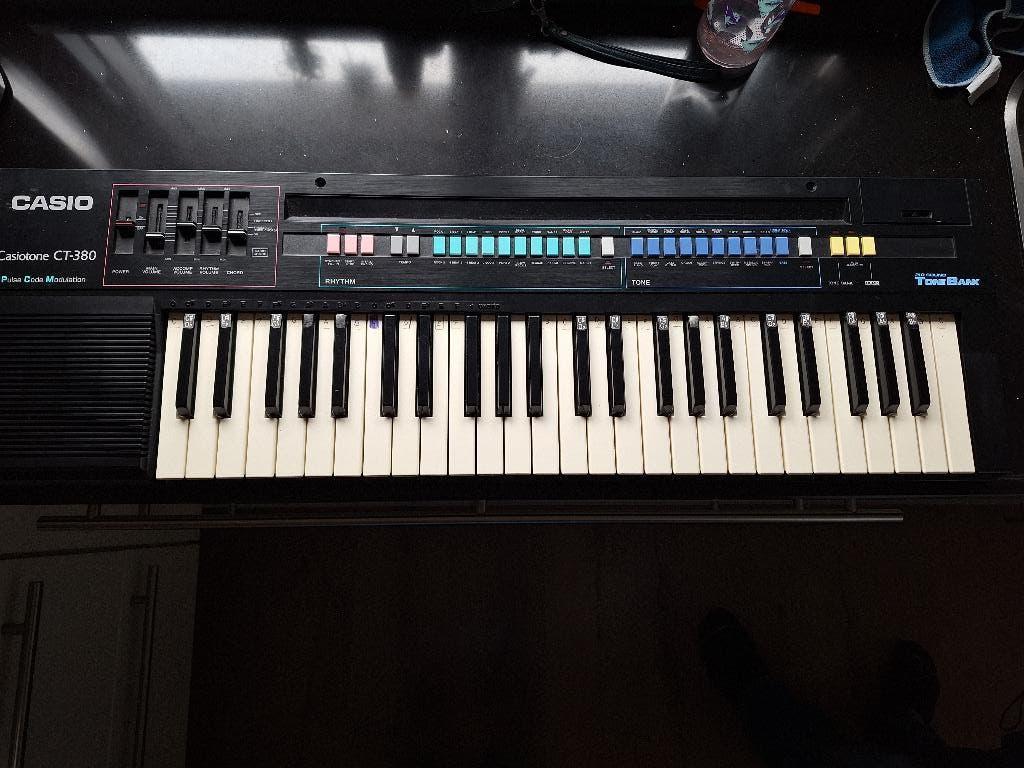 Casio casiotone ct-380 keybord, Ophalen, Gebruikt, 61 toetsen, Casio