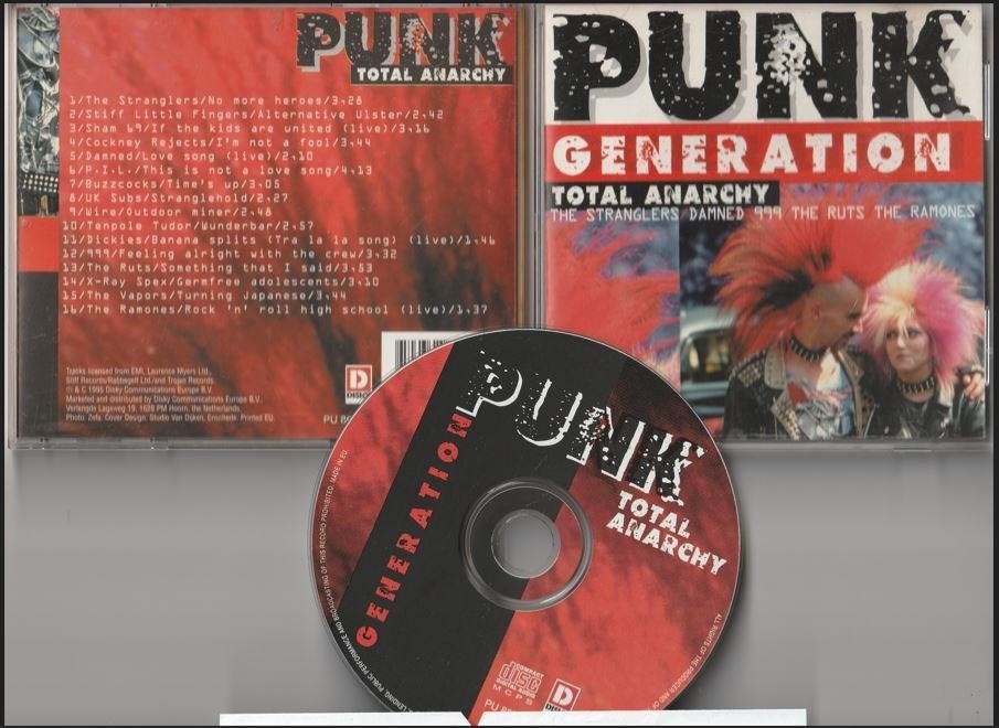 Punk Generation - Total Anarchy - Verzamel, Cd's en Dvd's, Cd's | Verzamelalbums, Ophalen of Verzenden, Gebruikt, Rock en Metal