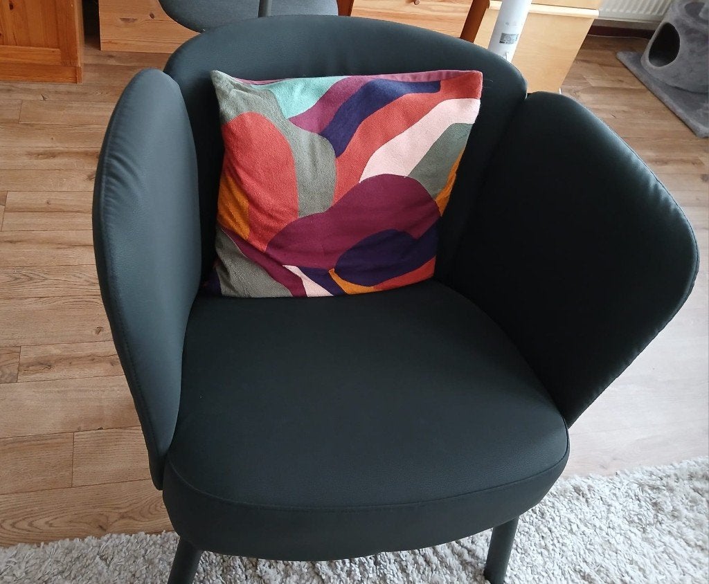 Herrakra zwarte fauteuils / stoeltjes Ikea, Ophalen, Overige materialen, Minder dan 75 cm, Zo goed als nieuw