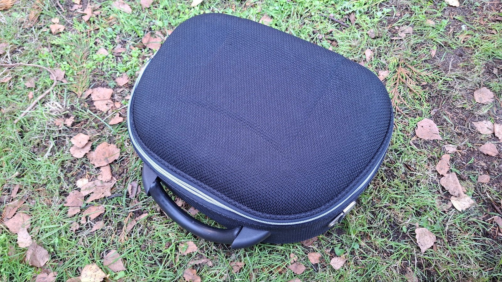 Zwarte hardcase toilettas/beautycase met handvat, Ophalen of Verzenden, Gebruikt, Zwart, Hardcase