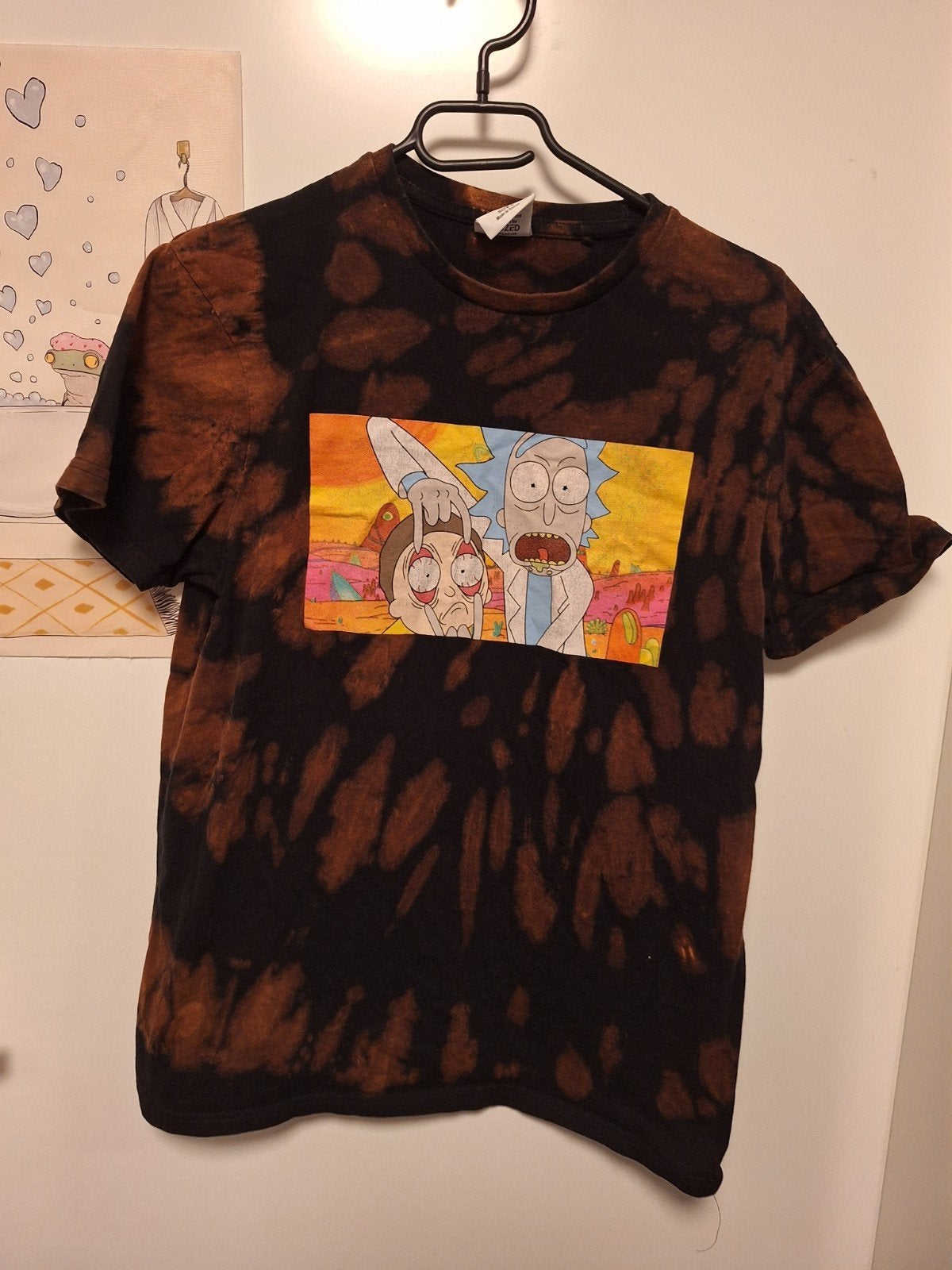 indeknoop - rick & morty shirt maat L, Verzenden, Gedragen, Maat 52/54 (L)