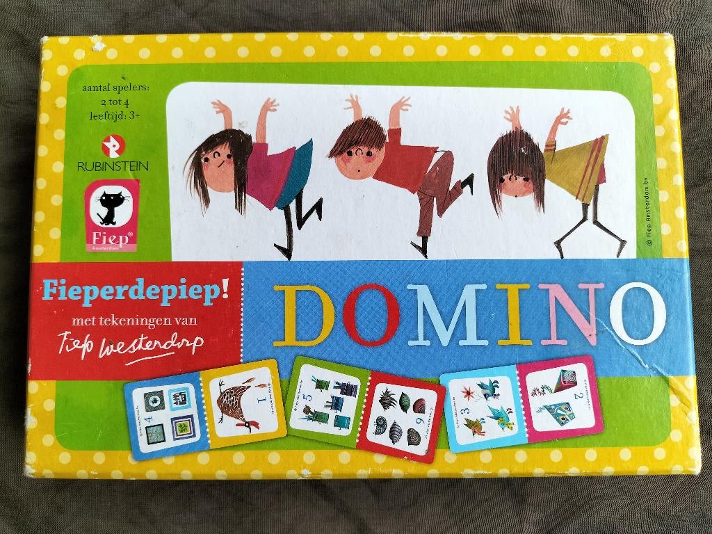 Fieperdepiep Domino / met tekening van Fiep Westendorp, Ophalen of Verzenden, Zo goed als nieuw
