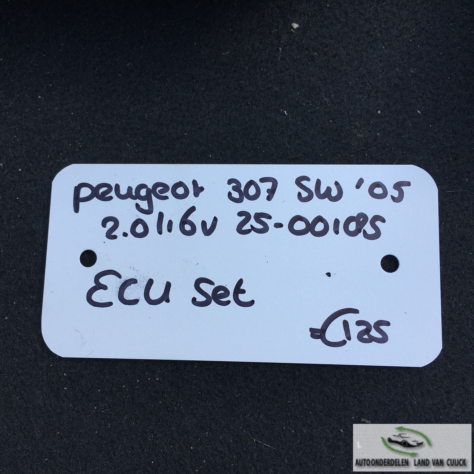 Peugeot 307 Sw 2.0 16v 2005 2500185  ECU Set, Gebruikt, -, -, Ophalen of Verzenden