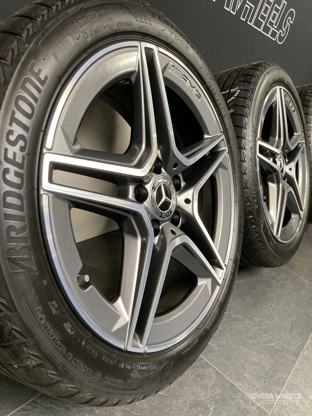 18” originele Mercedes A W177 AMG velgen + banden 5x112 A177, Auto-onderdelen, Banden en Velgen, 18 inch, Gebruikt, -, -