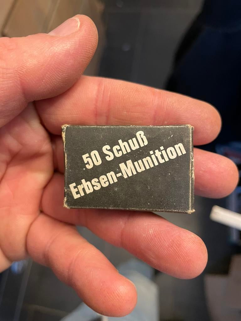 Doosje erbsenmunition voor kanonnen, Ophalen of Verzenden