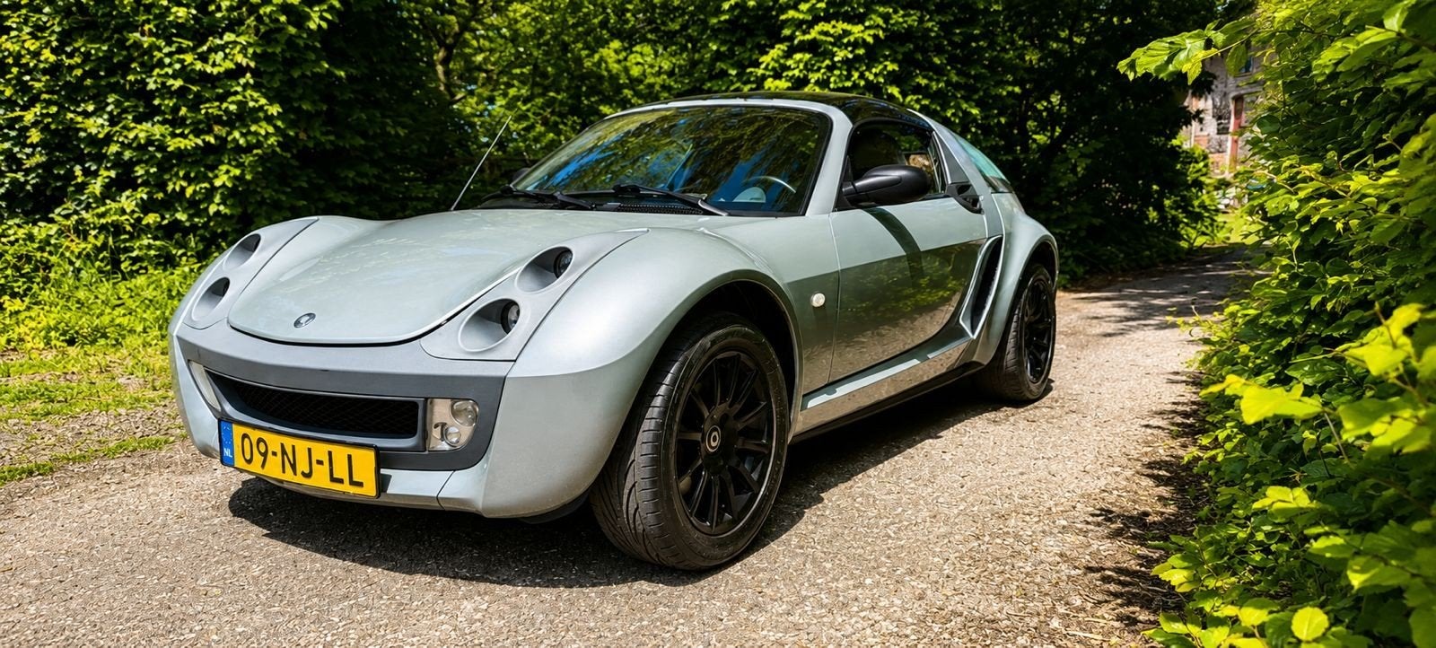 Smart Roadster 0.7 60KW Coupe AUT 2003 Grijs, Auto's, Automaat, Achterwielaandrijving, 785 kg, Roadster
