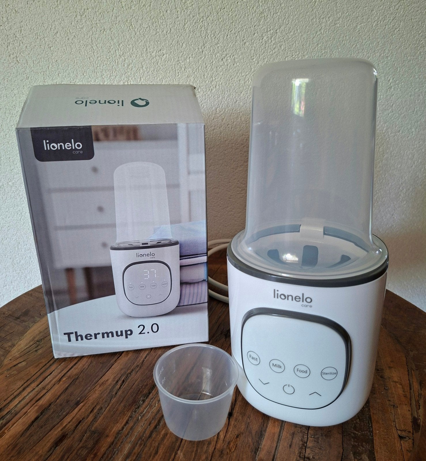 Flessenwarmer/sterilisator Lionelo Thermup 2.0, Verzenden, Zo goed als nieuw, BPA-vrij, Flessen- of potjesverwarmer
