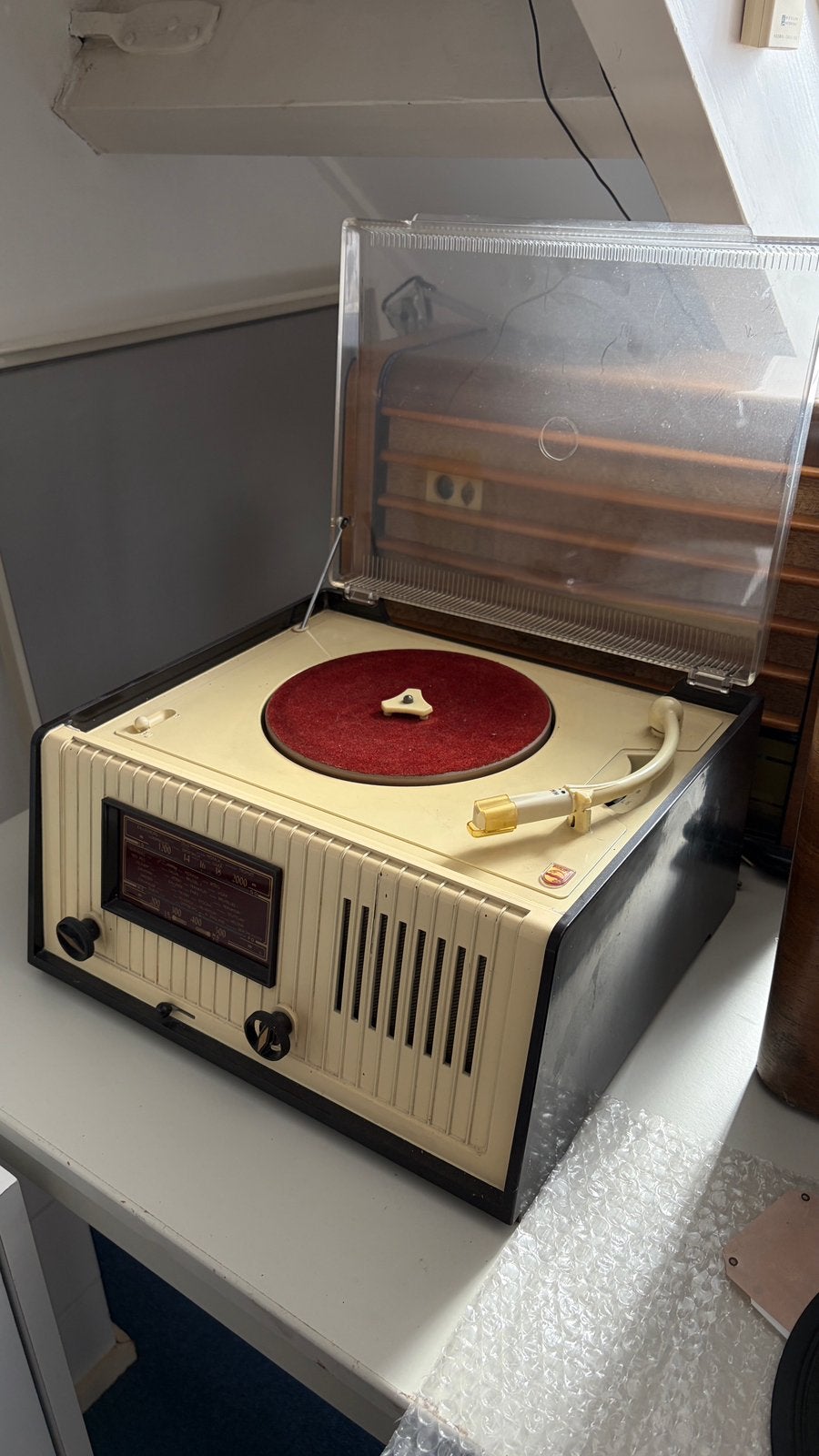 Philips radio met platenspeler, Audio, Tv en Foto, Ophalen, Zo goed als nieuw, Philips