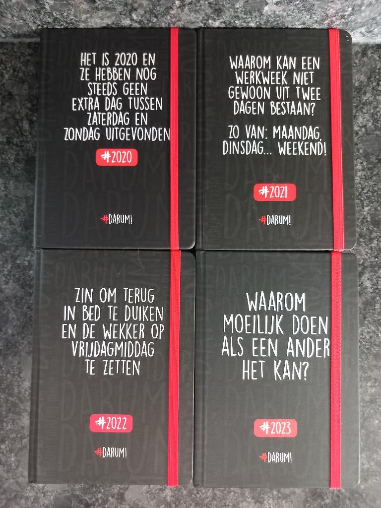 Agenda Darum 3 stuks niet actueel wel ongebruikt gloednieuw!, Diversen, Agenda's, Ophalen of Verzenden, Nieuw