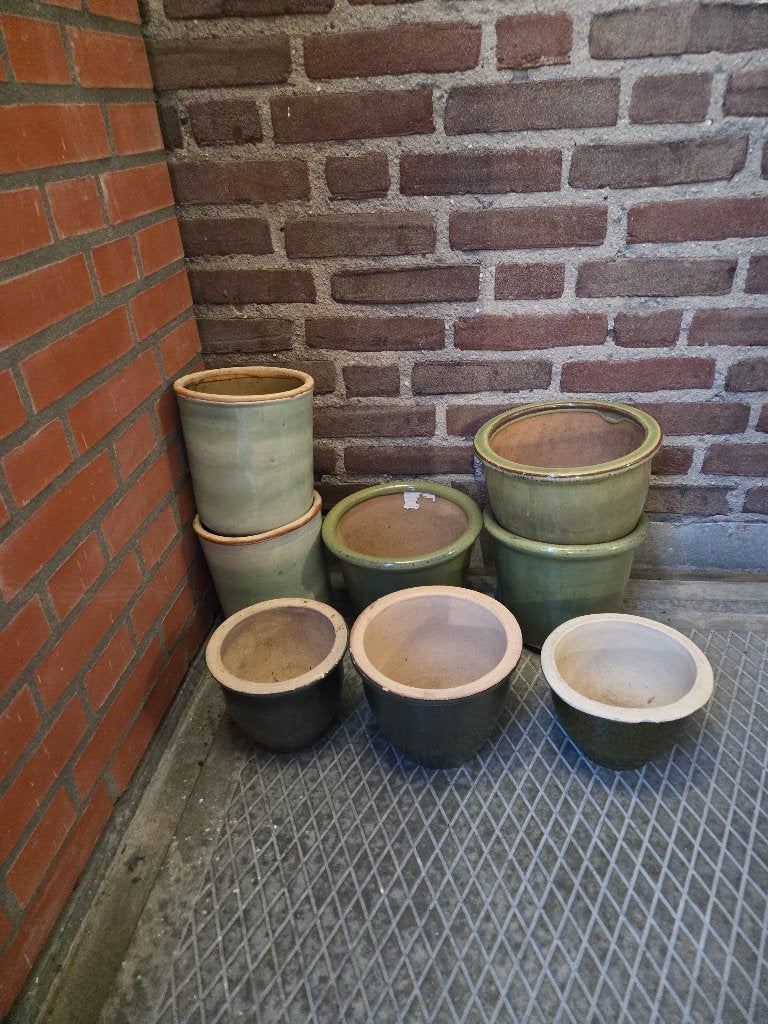 bloempotten, Tuin en Terras, Bloempotten, Ophalen, Gebruikt, Rond, Minder dan 40 cm