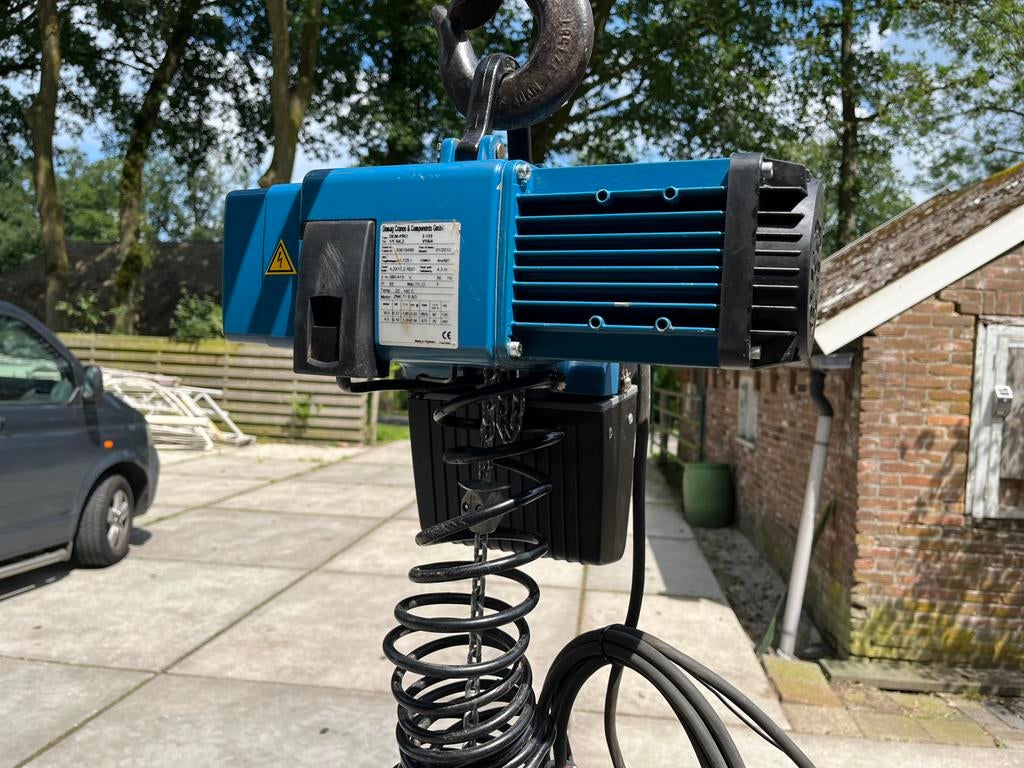 Demag elektriche takel 380 V DCM-PRO 1/1 H4.3 125 kg 4m hoog, Ophalen, Zo goed als nieuw, Elektrisch