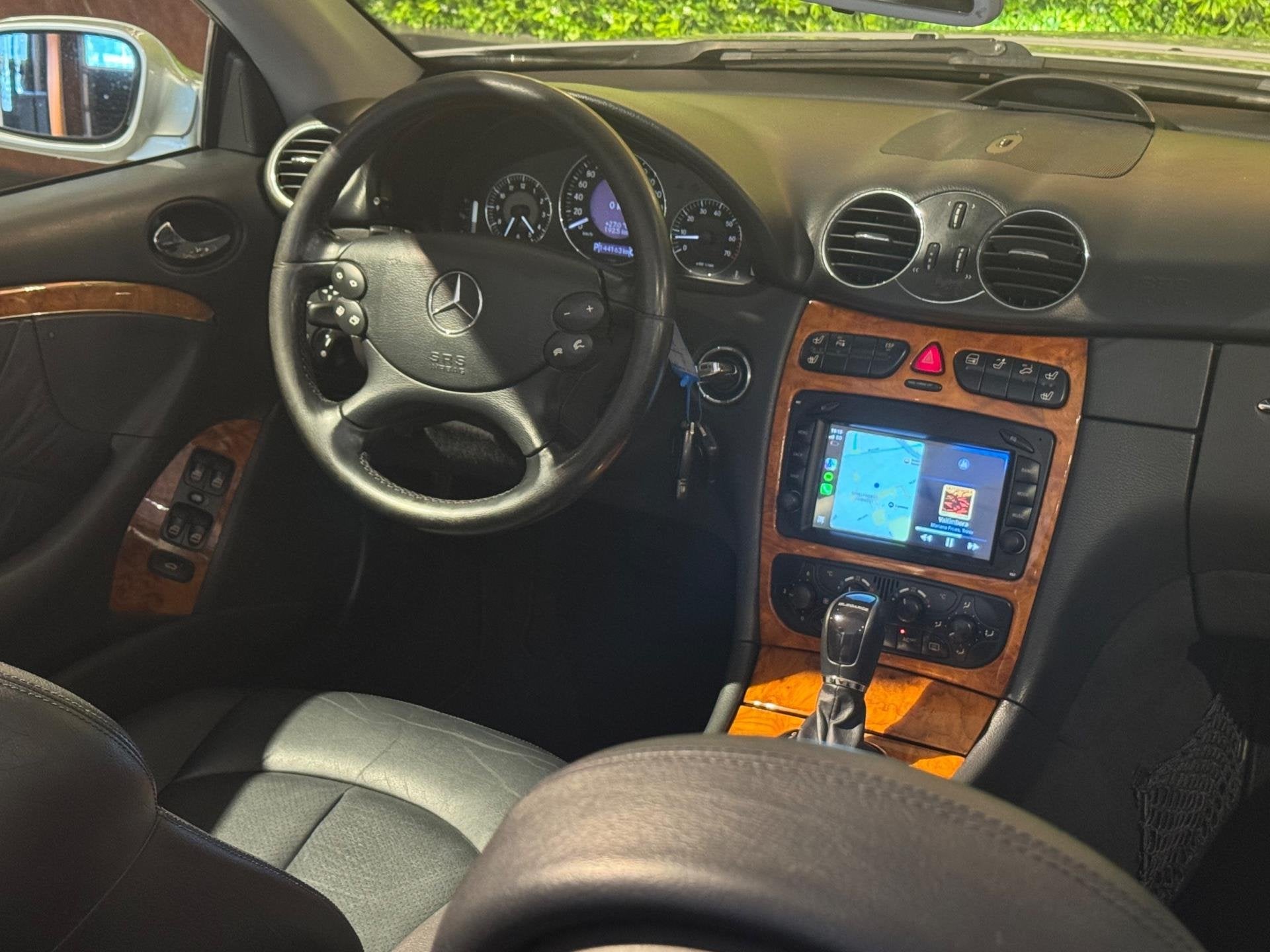 Mercedes-Benz CLK-klasse Cabrio 320 Elegance 218 PK V6 |LEDE, Auto's, Automaat, Gebruikt, Zwart, 4 stoelen
