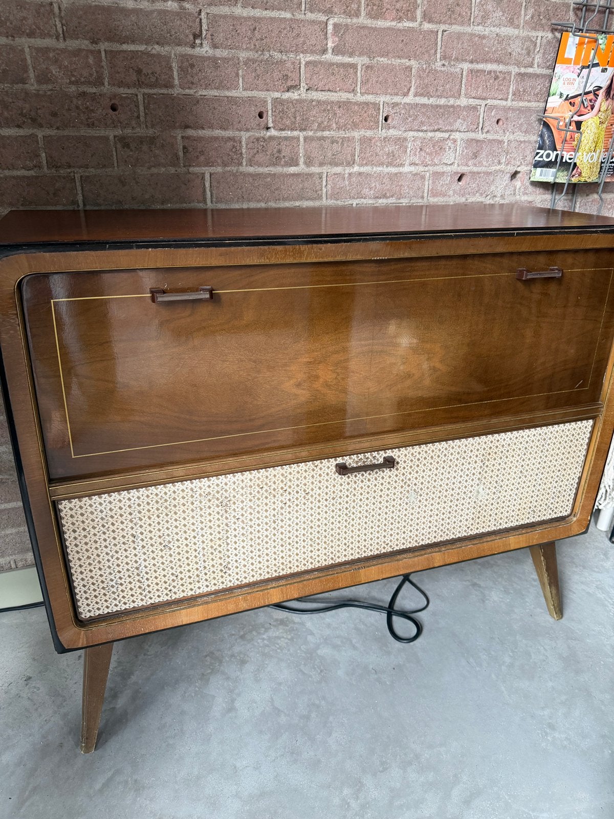 Philips audiomeubel radio platenspeler vintage, Ophalen