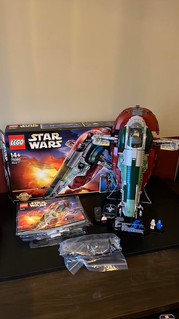 Lego Star Wars UCS 75060 Slave I met wicked brick stand, Ophalen, Zo goed als nieuw, Complete set, Lego