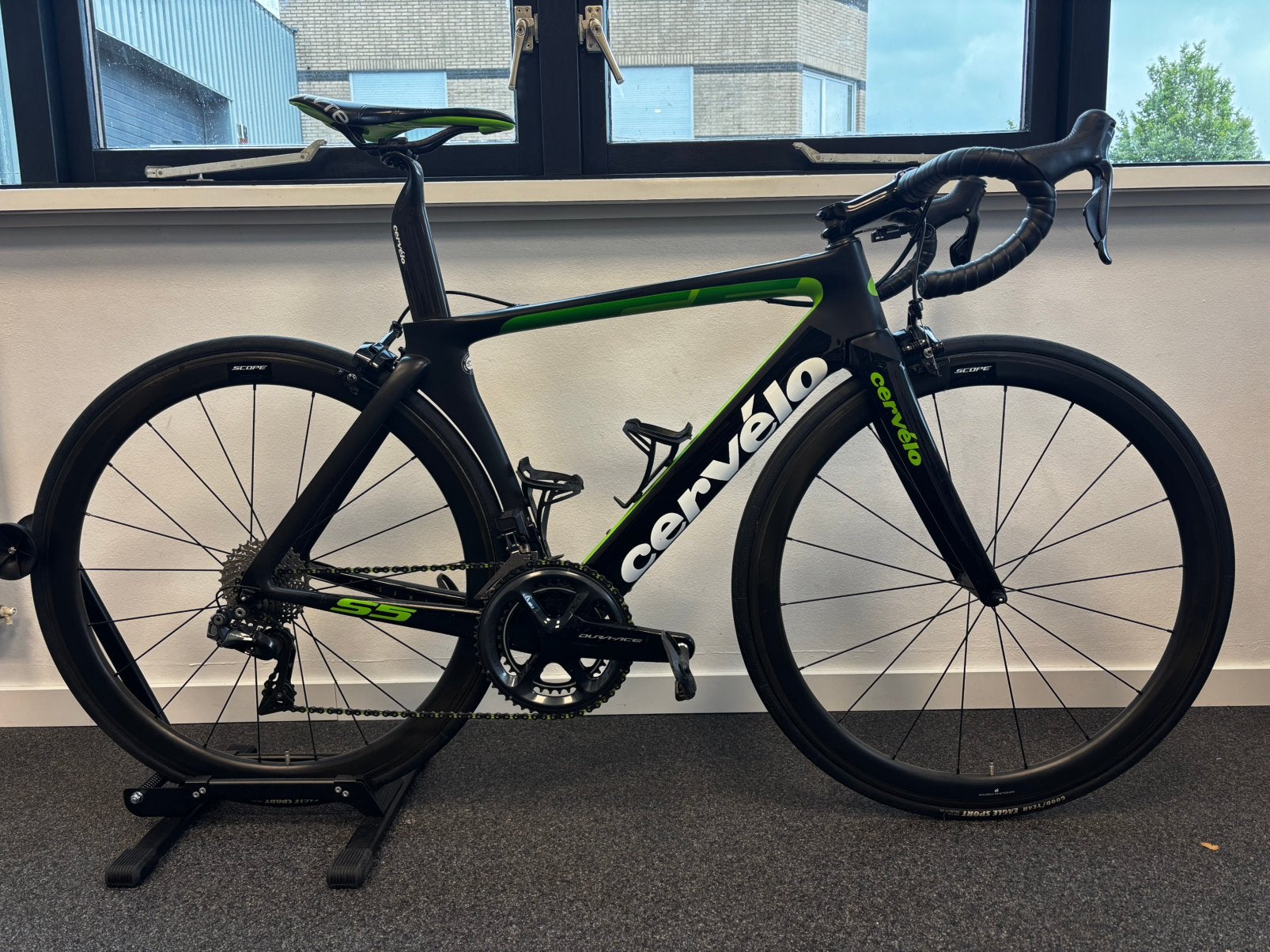 Cervélo S5 Dura-Ace 54cm, Gebruikt, Carbon, Velgrem, Cervelo
