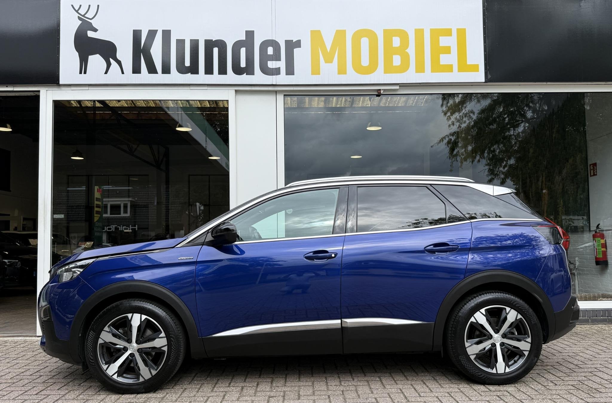 Peugeot 3008 1.6 e-THP GT Line Aut. |Camera|Trekhaak|Stoelve, Auto's, Euro 6, 4 cilinders, Blauw, Leder en Stof