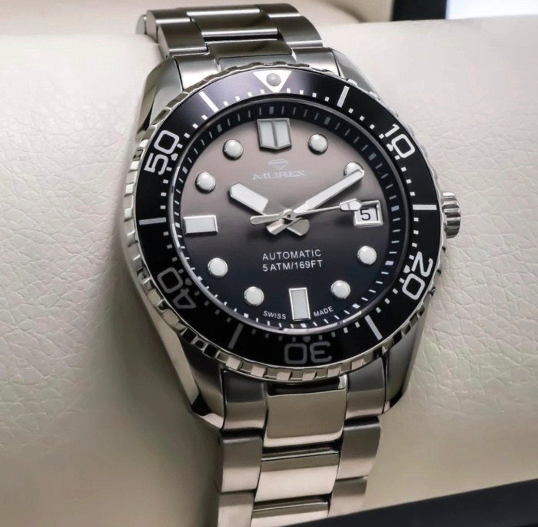 MUREX MUA674-SS-2 Swiss ETA2824 Submariner, Overige merken, Staal, Staal, Polshorloge