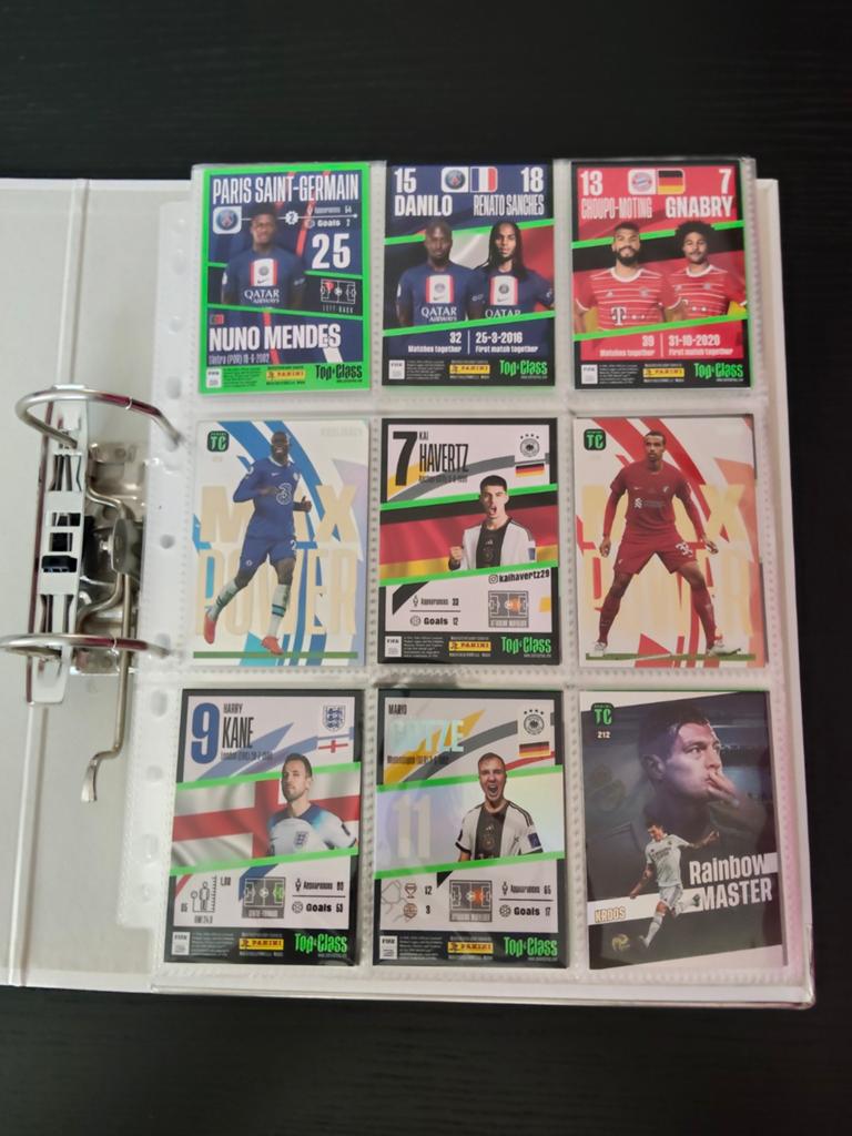 Panini Top Class 2023 Voetbal Kaarten Verzameling, Ophalen of Verzenden, Zo goed als nieuw, Buitenlandse clubs, Spelerskaart