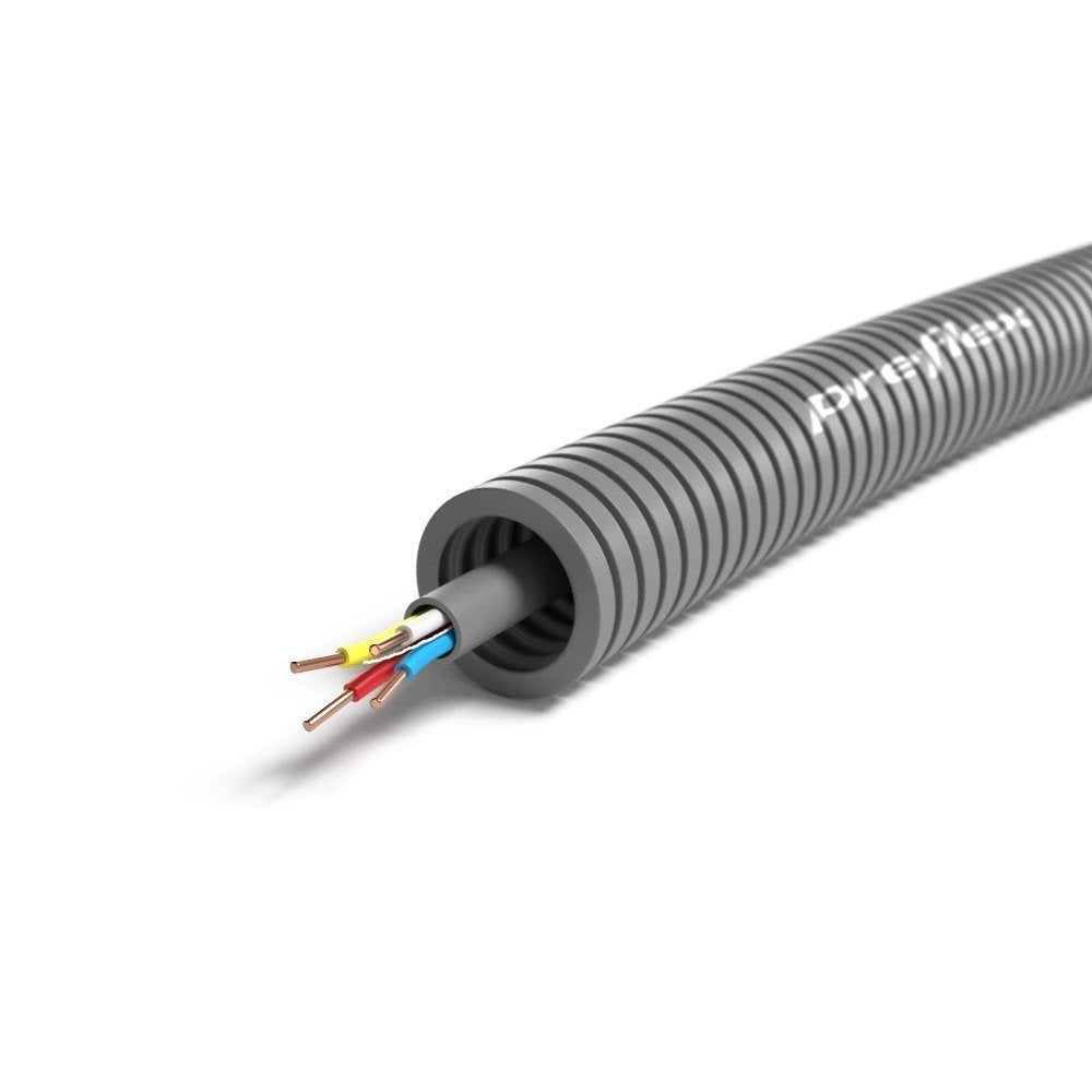 Flexpijp 5/8 + SVV 4x0.8 signaalkabel 16mm (100 metr) - Pip, Verzenden, Nieuw