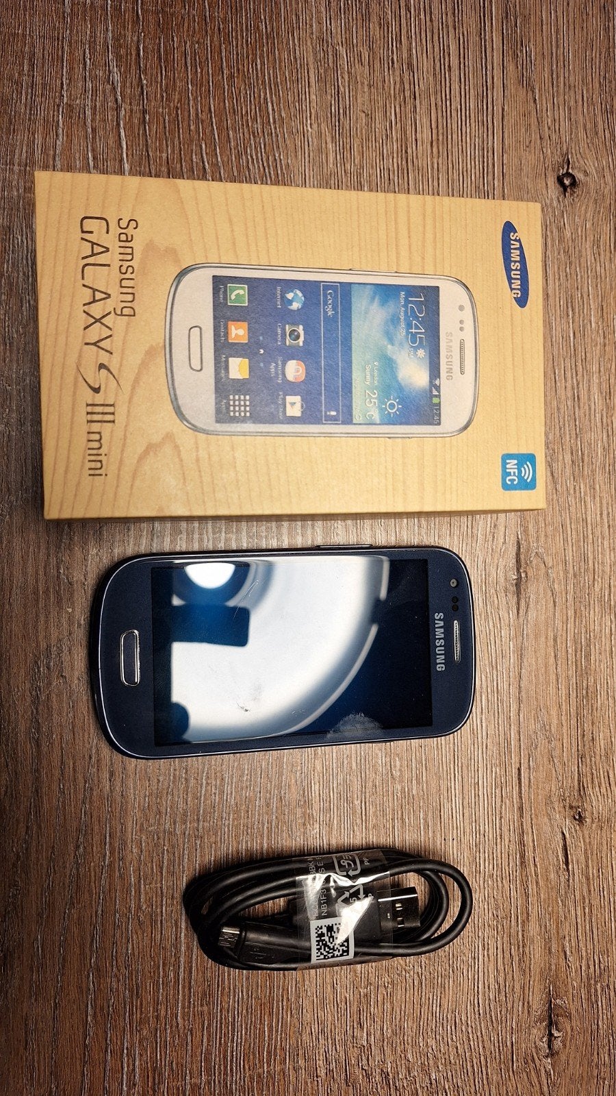 Samsung Galaxy S III mini - Blauw, met doos en kabel, Telecommunicatie, Ophalen, Gebruikt, Overige modellen, Blauw