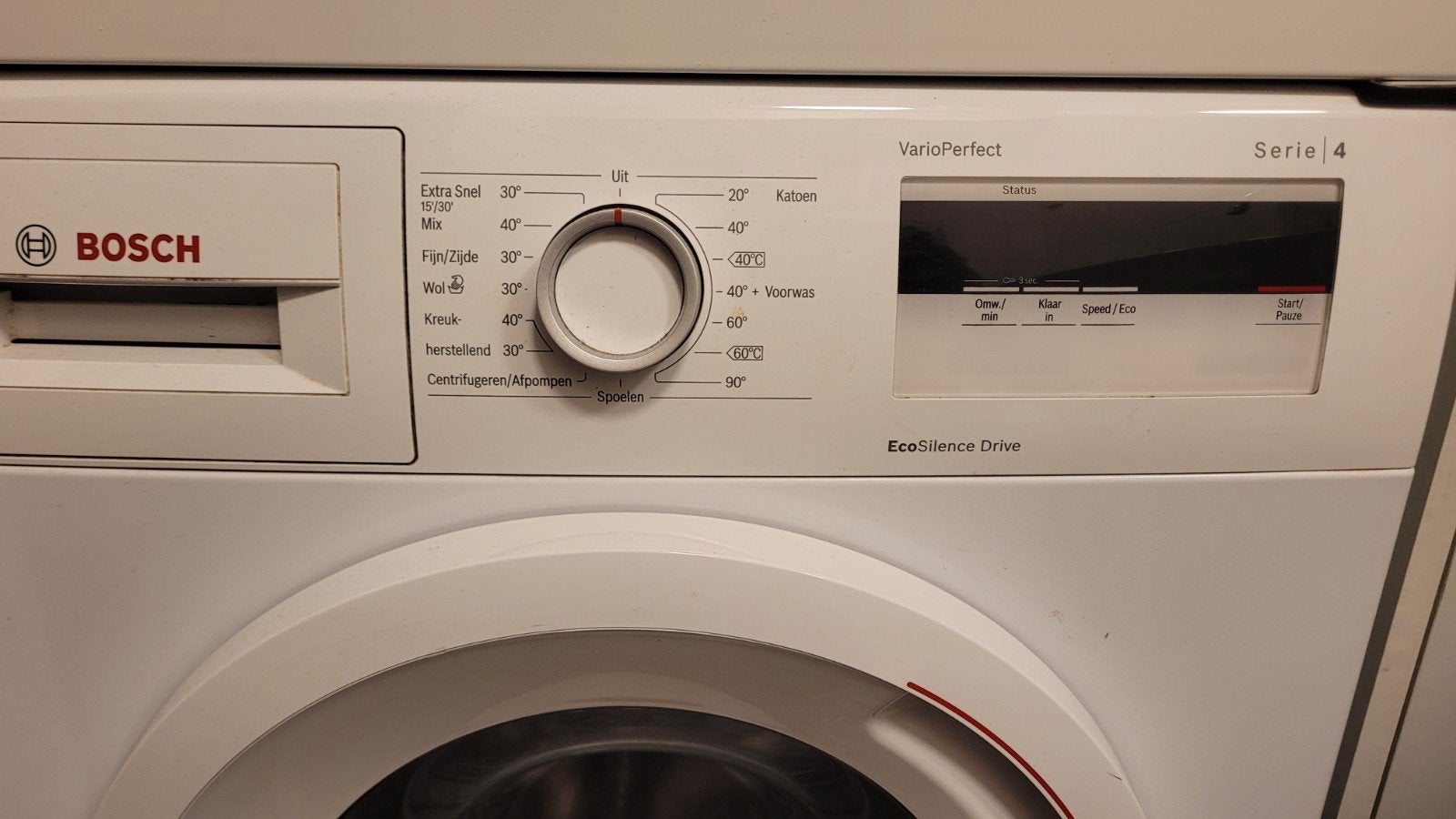 Bosch Serie 4 VarioPerfect Wasmachine - Zo goed als nieuw, Witgoed en Apparatuur, Wasmachines, Gebruikt, Ophalen of Verzenden