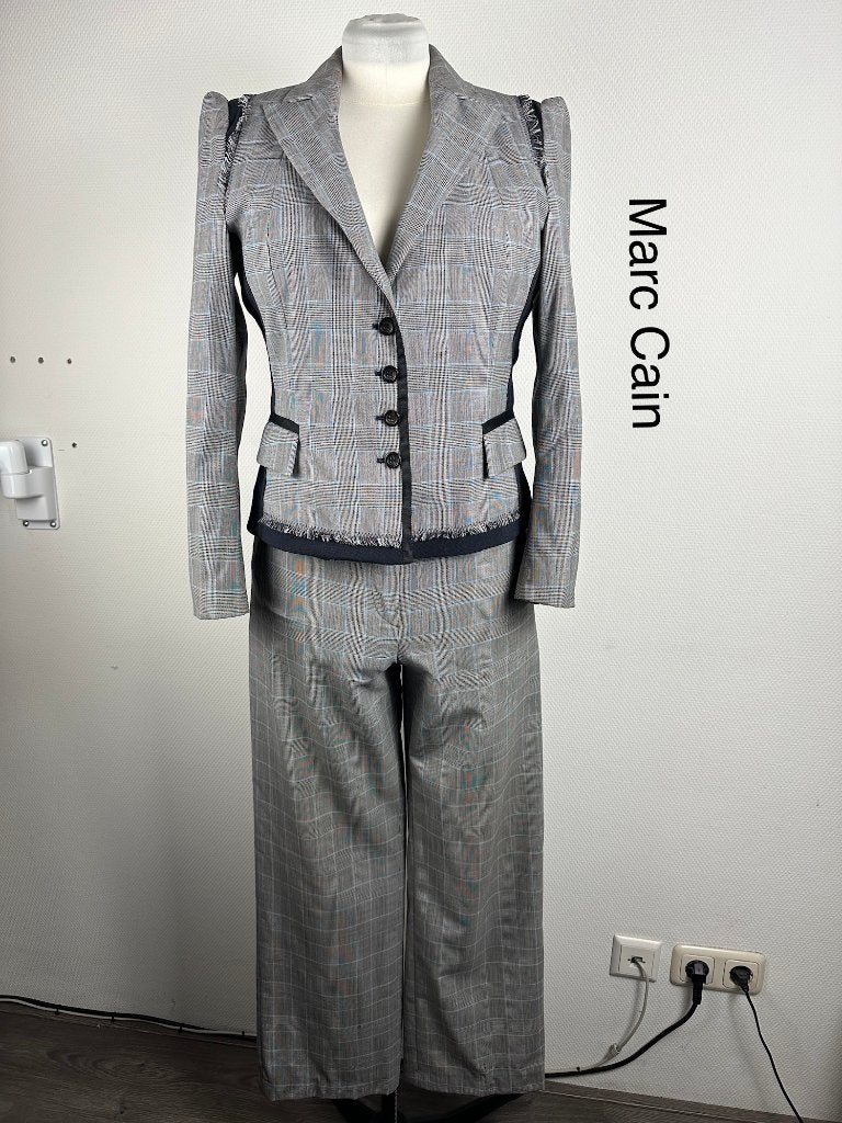 Marc Cain Broekpak  (mt: 42) 33,1/9832, Kleding | Dames, Blauw, Marc Cain, Ophalen of Verzenden, Zo goed als nieuw