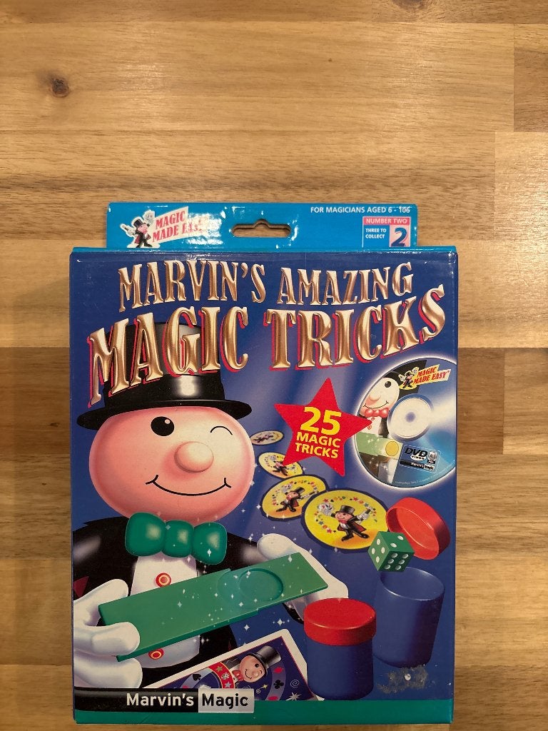 Goochel doos Marvin’s amazing magic tricks, Kinderen en Baby's, Ophalen of Verzenden, Gebruikt, Puzzelen