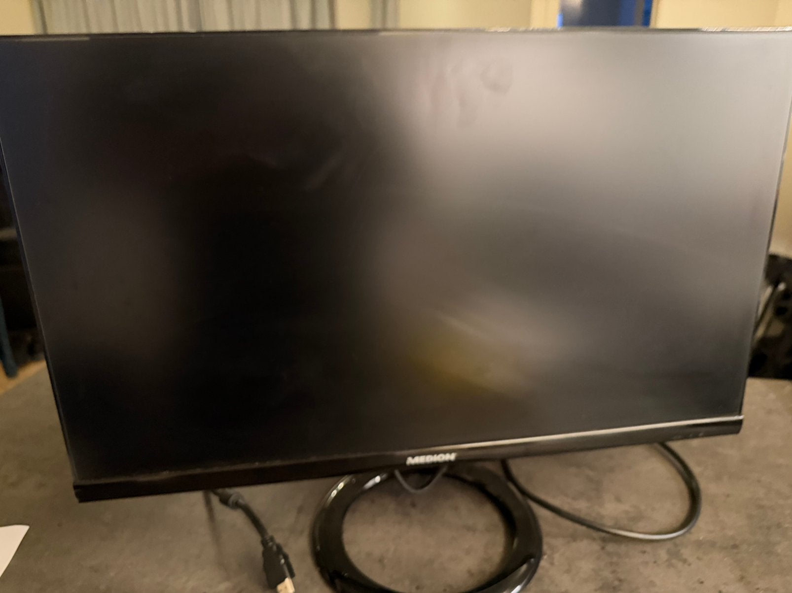 Medion 23,6 inch LED Monitor (HDMI & VGA) - MD20491, Ophalen, IPS, Touchscreen, Full HD