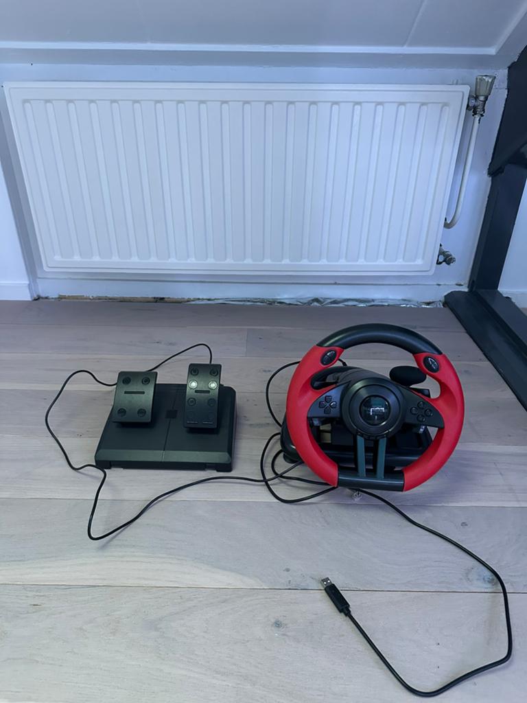Trailblazer race stuur en pedalen playstation, xbox, enz, Spelcomputers en Games, Games | Overige, Ophalen, 1 speler, Racen en Vliegen