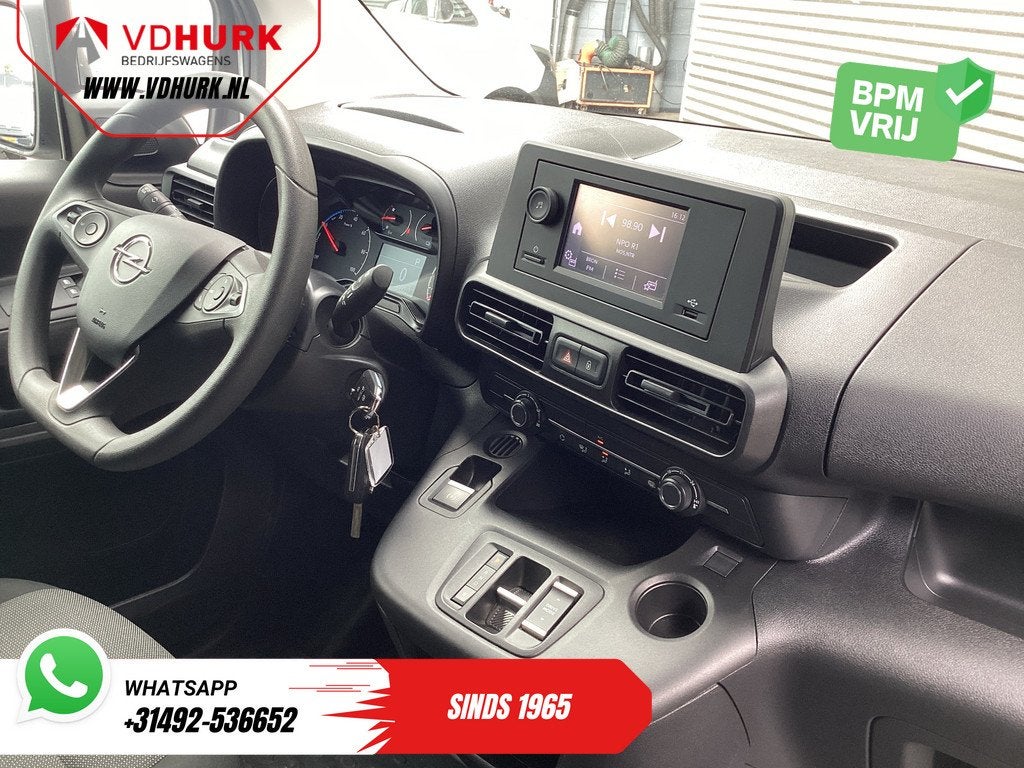 Opel Combo Electric 135 pk 50kWh 285 km WLTP L2 Snellader/ C, Auto's, Bestelauto's, Gebruikt, 1634 kg, Wit, Opel