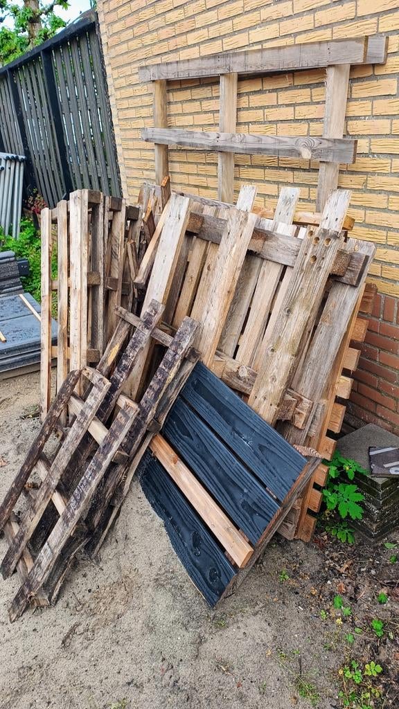 Gratis Stookhout 16 pallets, Ophalen, Overige houtsoorten, Minder dan 200 cm, Pallet