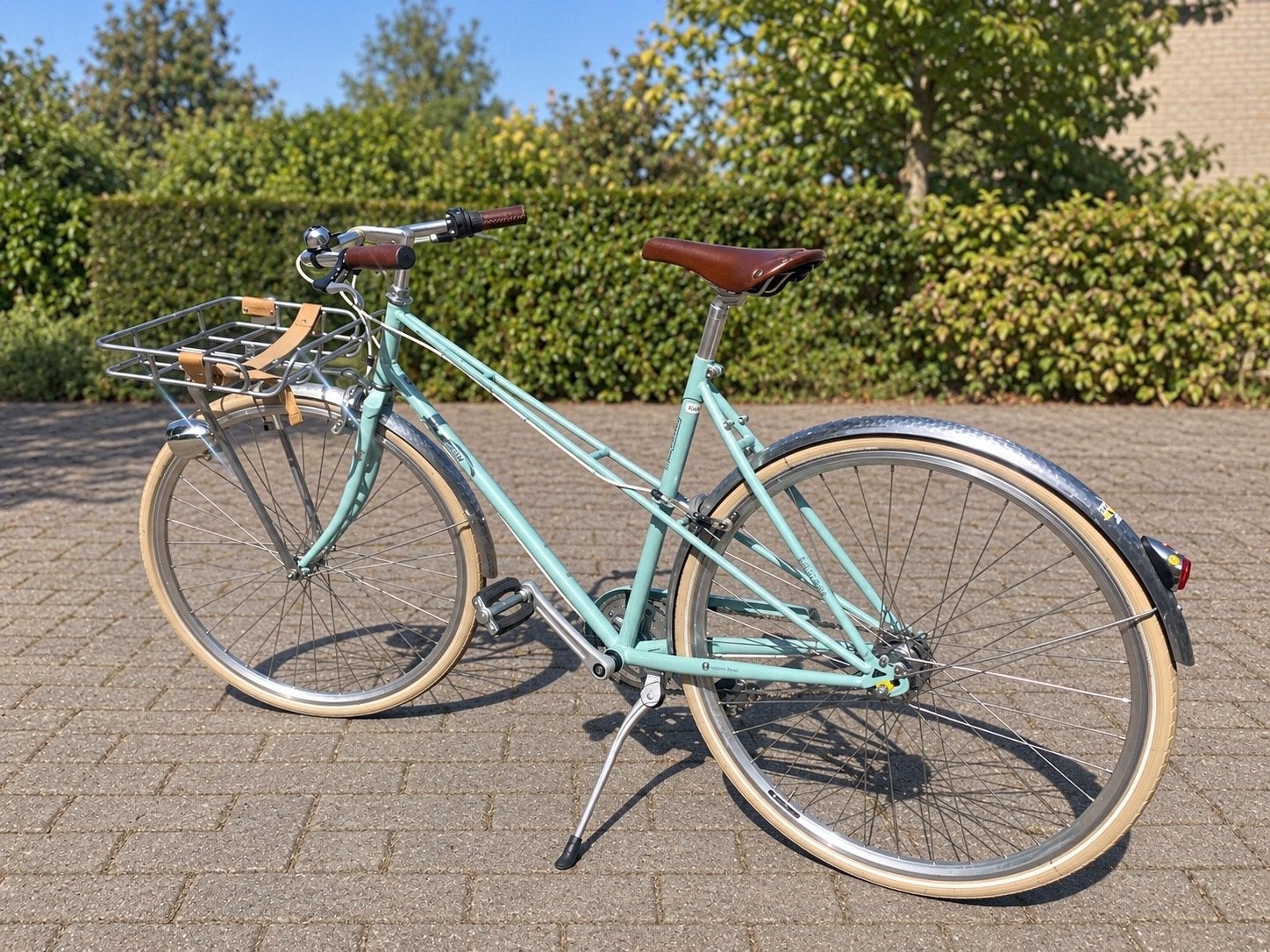 Excelsior Vintage Retro Fiets - Zo goed als nieuw, Fietsen en Brommers, Velgrem, Versnellingen, Zo goed als nieuw, Ophalen