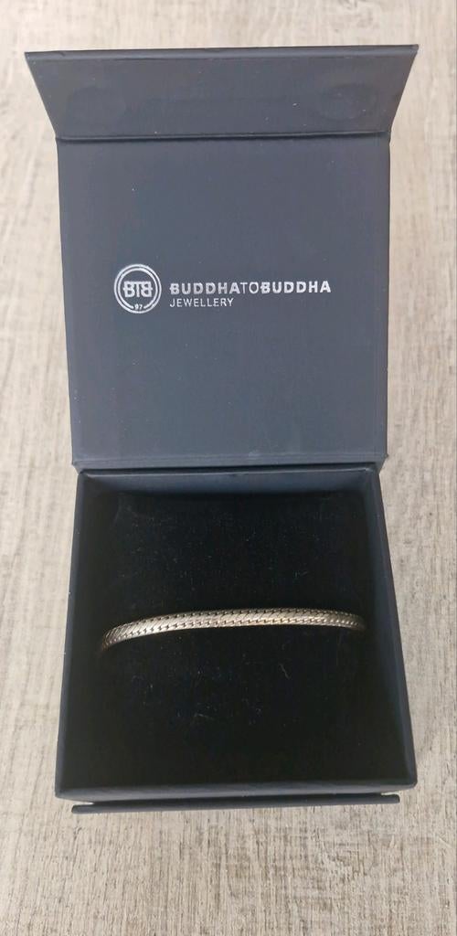 Buddha to Buddha armband Ben XS maat C+, Ophalen, Zilver, Zilver