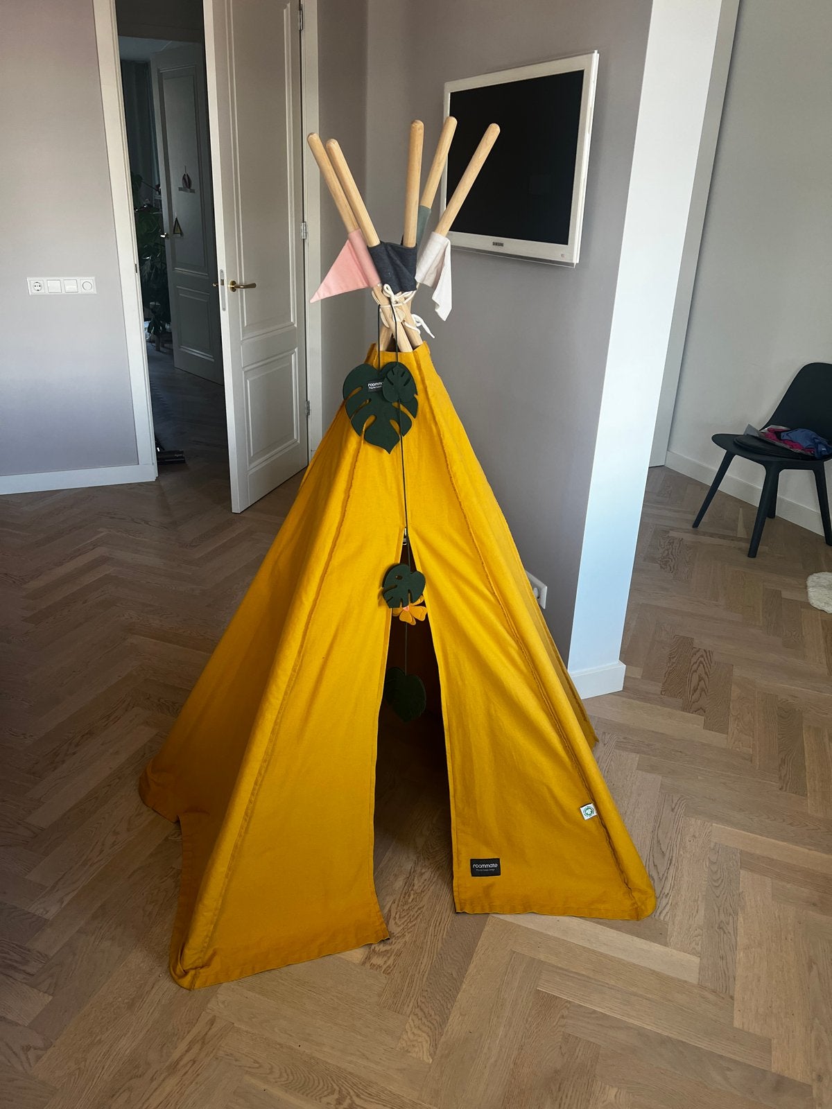 Roommate Tipi Tent - Geel Speeltent voor Kinderen, Ophalen, Zo goed als nieuw, Overige typen
