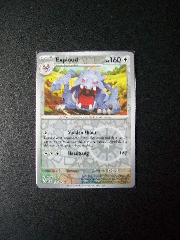 1645: Nieuwe Pokemonkaart holofoil EXPLOUD HP 160 (150/182), Verzenden, Nieuw, Losse kaart, Foil