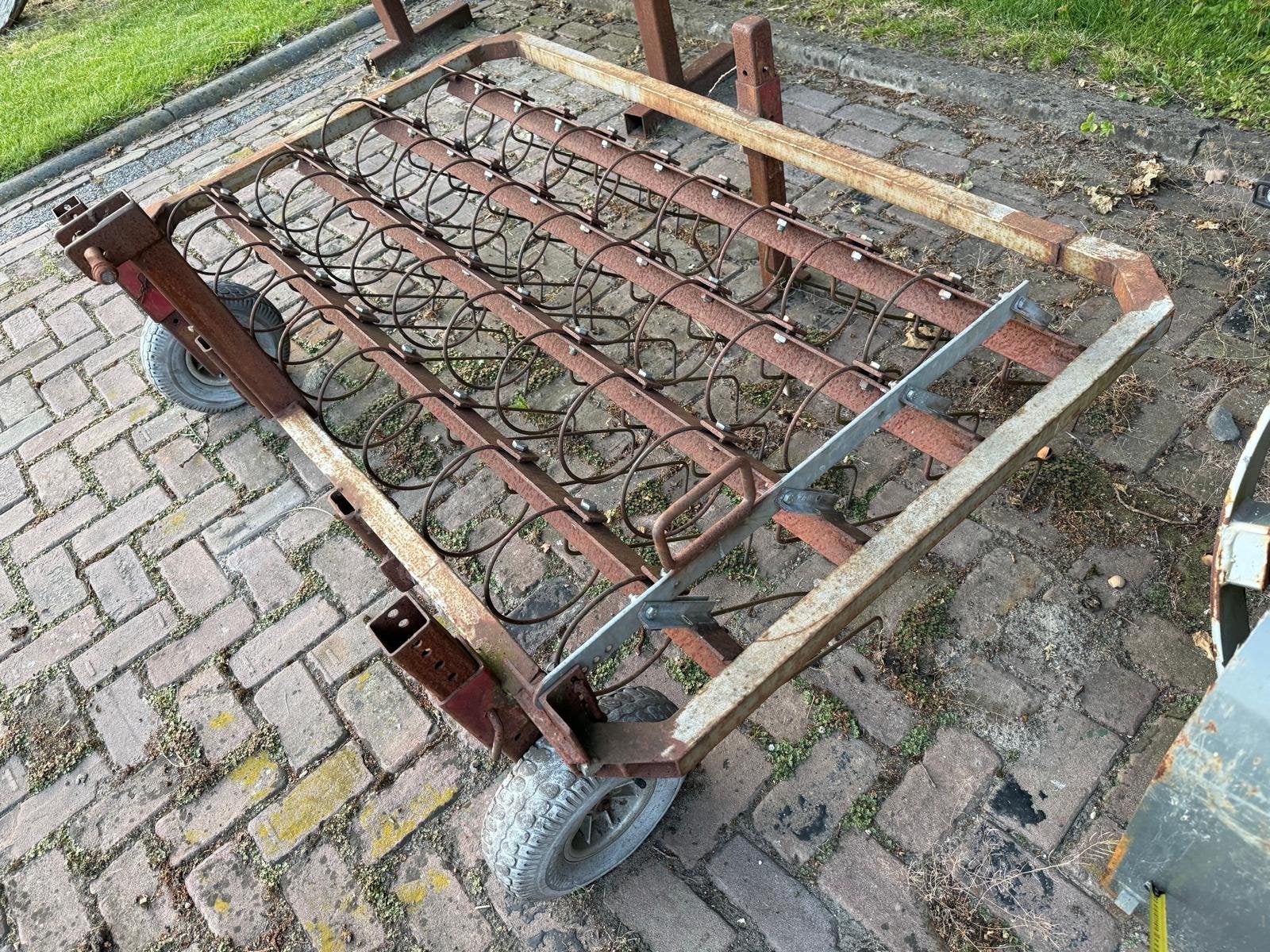 Wiedeg, weidesleep, ontmosser, Ophalen, Gebruikt