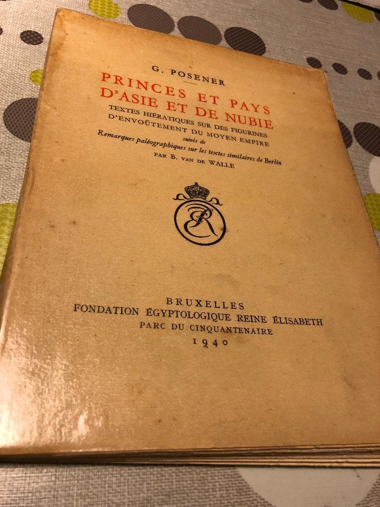 Princes et pays d'Asie et de Nubie - G. Posener *1940, Ophalen of Verzenden, G. Posener