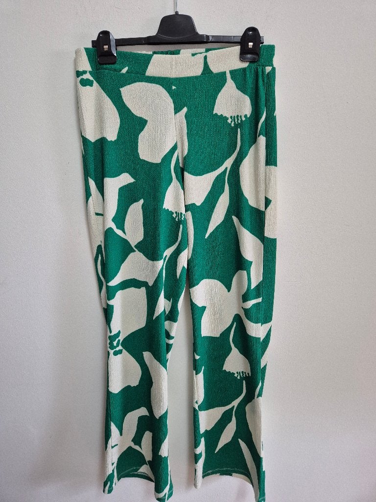Br38 - Groen-witte Jo-Ann broek maat XL (1), Maat 46/48 (XL) of groter, Ophalen of Verzenden, Zo goed als nieuw, Lang