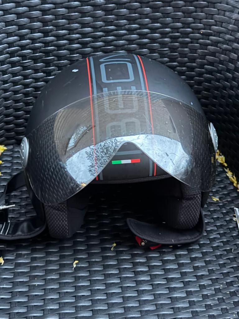 Top staat helm, Fietsen en Brommers, Brommerhelmen, Ophalen of Verzenden, Zo goed als nieuw, Small