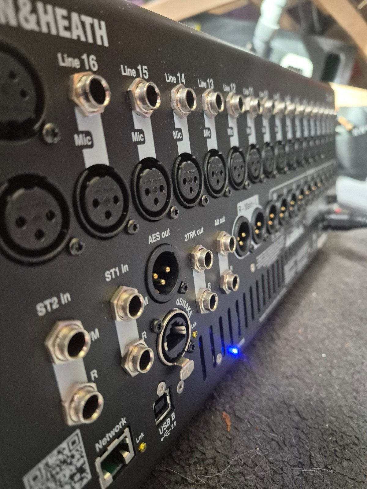 Allen & Heath Qu-16 Digitale Mixer - Zo goed als nieuw, Ophalen, Zo goed als nieuw, 10 tot 20 kanalen, Microfooningang