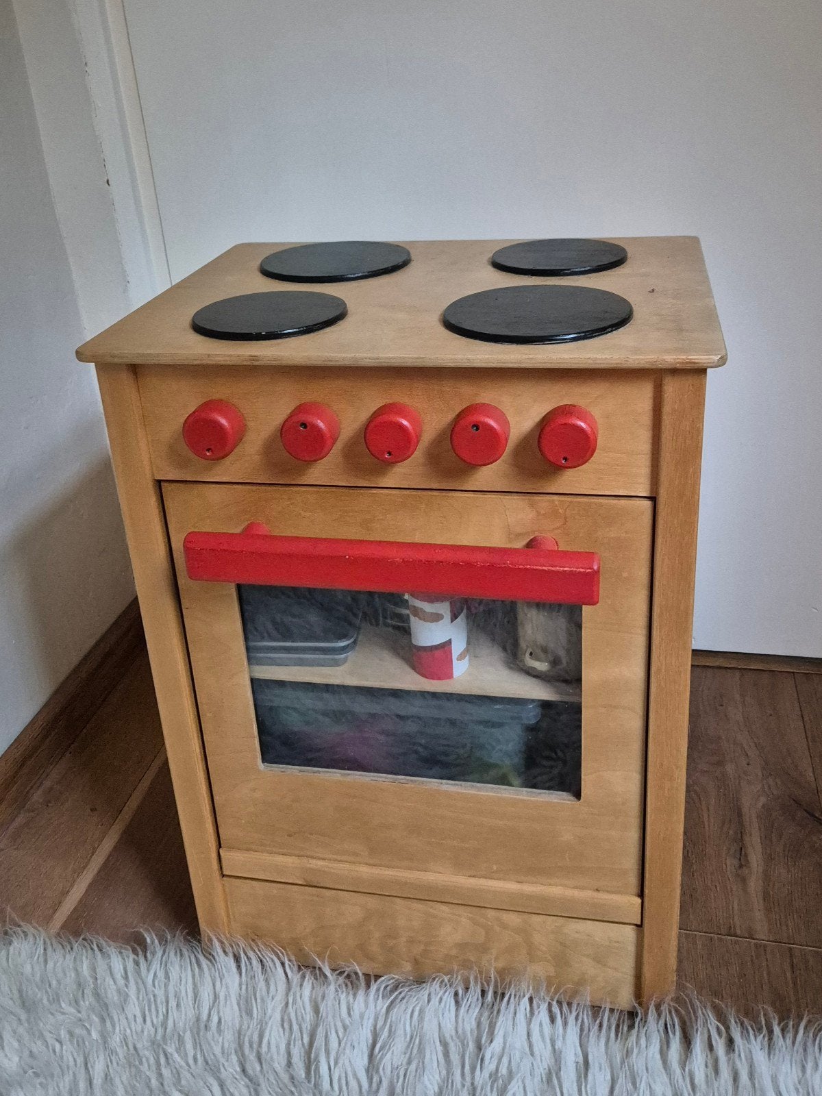 Houten speelkeuken met accessoires, Ophalen, Gebruikt, Hout, Speelkeuken
