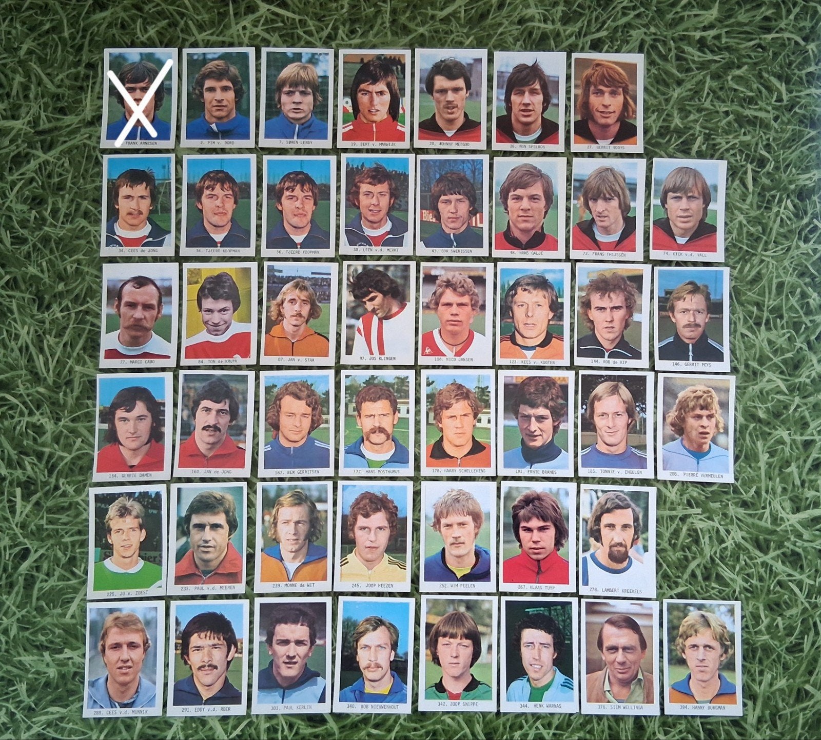 45 Vanderhout Topvoetbal voetbalplaatjes 1977-1978, Ophalen of Verzenden, Zo goed als nieuw, Poster, Plaatje of Sticker