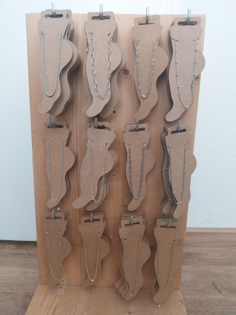 Partij nieuwe enkelkettinkjes Stainless Steel, Ophalen of Verzenden, Nieuw