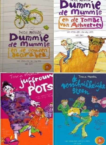 4x Tosca Menten, 2x Dummie de Mummie + o.a. Juffrouw Pots, Ophalen of Verzenden, Gelezen, Tosca Menten, Fictie