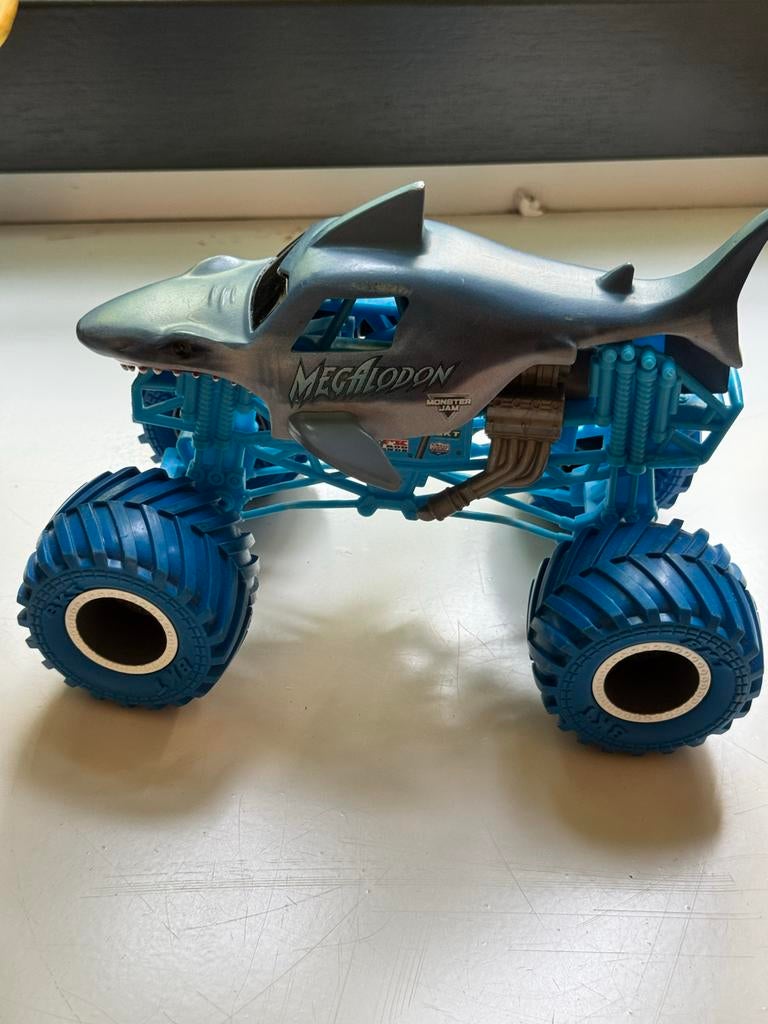 Monster Jam Megalodon speelgoedtruck, Ophalen of Verzenden, Zo goed als nieuw