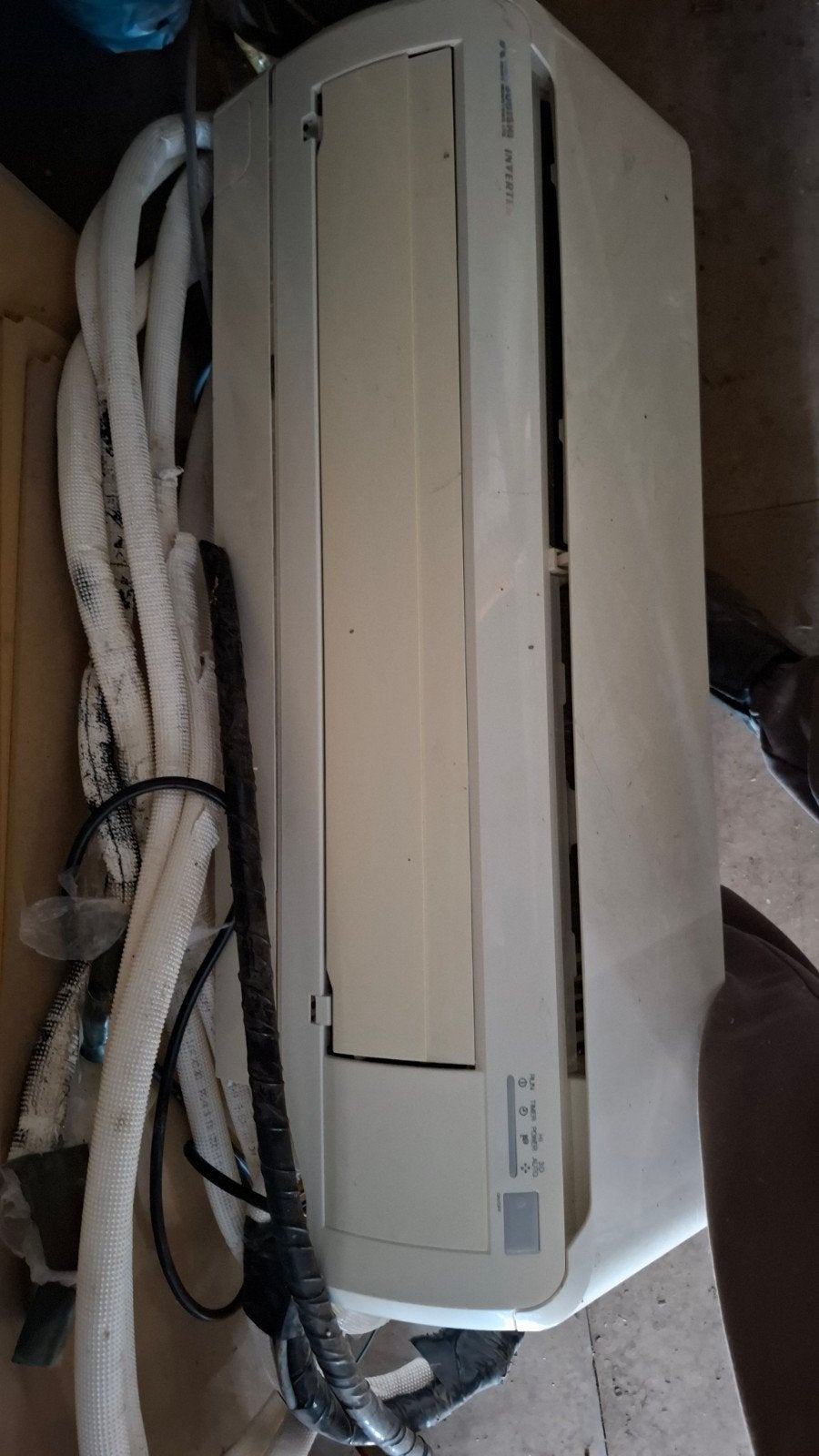 Mitsubishi Industries Airco 2,5 kW, Ophalen, 3 snelheden of meer, Afstandsbediening, Gebruikt