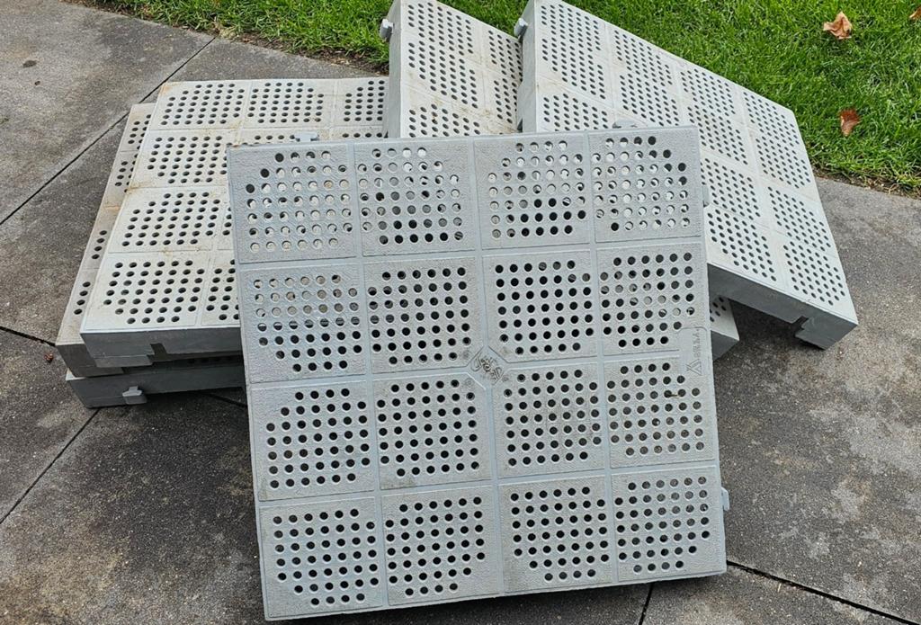 Tent tegels 6 stuks 40x40, Ophalen of Verzenden